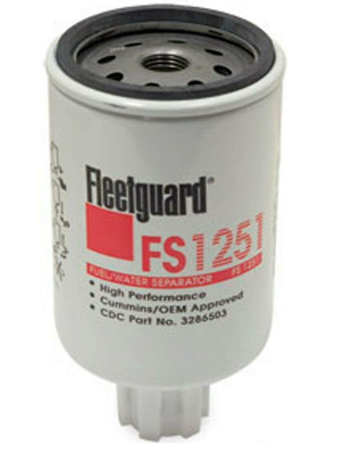 Fs1251 Filtro De Combustible Separador De Agua Marca Fleetguard