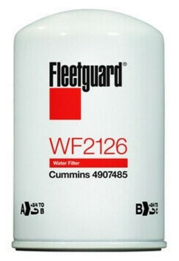 Wf2126 Filtro Refrigerante Anticongelante P/agua Tipo Sellado Marca Fleetguard