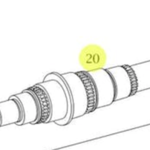 A9762621705 Arbol Secundario Mercedes