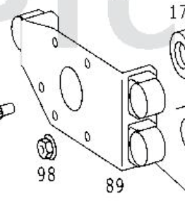 A3685004427 Soporte De Accionamiento Ventilador Mercedes
