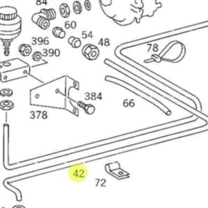 A0009875027 Tubo De Plástico Para Sistema De Diesel