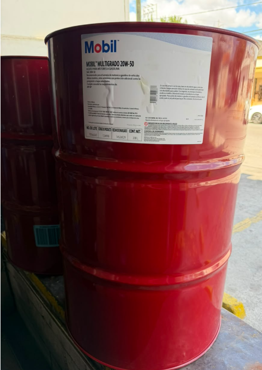 Tambo Aceite Mobil Multigrado 20w50