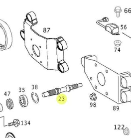 A4752057202 Flecha Eje Ventilador