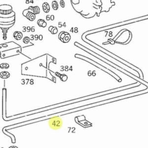 A0009875027 Tubo De Plástico Para Sistema De Diesel